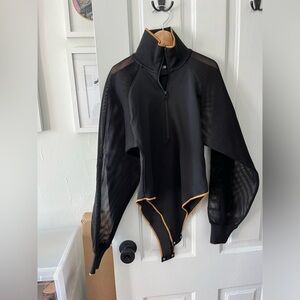 Adidas x Ivy Park Mesh Black Bodysuit